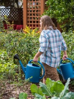 French Blue Watering Can 19 French Blue Watering Can -Garden Supplies Sales 06341 1390 tif