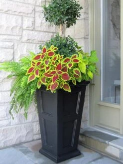 Fairfield Self-Watering Tall Patio Planters, 28” -Garden Supplies Sales 39 342 103V tif