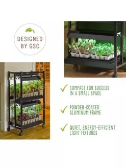 Compact 2-Tier SunLite® Garden 12 Compact 2-Tier SunLite® Garden -Garden Supplies Sales 39 414 7