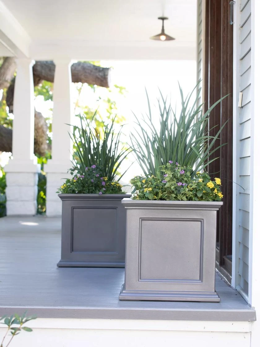 Fairfield Self-Watering Square Planter, 20” X 20” 5 Fairfield Self-Watering Square Planter, 20” X 20” - Image 3