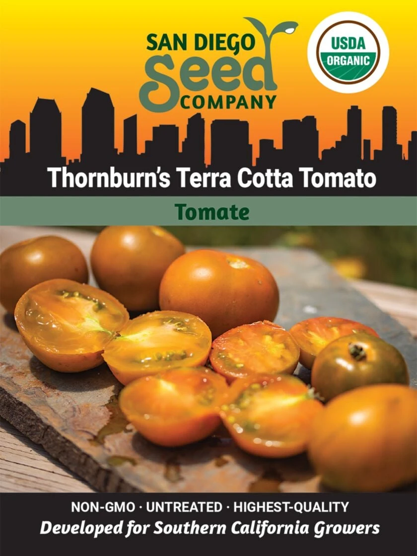 Tomato, Thornburns Terra Cotta Organic Seeds 3 Tomato, Thornburns Terra Cotta Organic Seeds