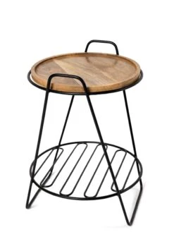 Hairpin Plant Stand With Shelf -Garden Supplies Sales 3 4 crop 8612670 222