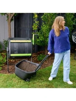 Maze 48 Gallon Compost Tumbler With Cart 10 Maze 48 Gallon Compost Tumbler With Cart -Garden Supplies Sales 3 4 crop 8613576 03V
