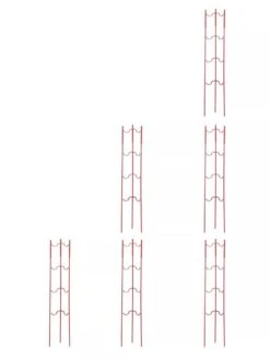 Stacking Tomato Ladders, Set Of 6 11 Stacking Tomato Ladders, Set Of 6 -Garden Supplies Sales 40309 Red stacking tomato ladders set of 6 red tif