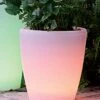 Solar Illuminated Planter, 18" -Garden Supplies Sales 8586945 001E jpg
