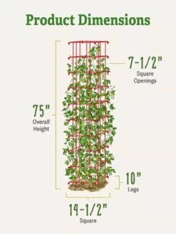 Bean Tower -Garden Supplies Sales 8587060 dimensions