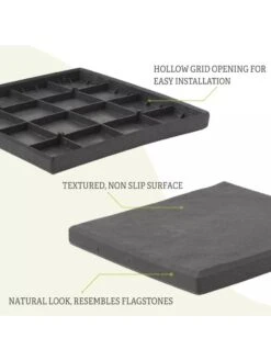 12" X 12" Stomp Stones™, Set Of 4 12 12" X 12" Stomp Stones™, Set Of 4 -Garden Supplies Sales 8587319 4