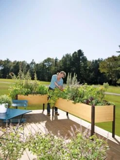 Elevated Planter Box, 2' X 8' -Garden Supplies Sales 8587631 104 tif