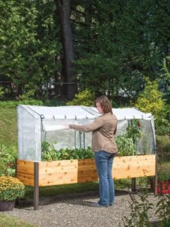 Elevated Planter Box, Frame And 2 Covers Kit, 2' X 8' 12 Elevated Planter Box, Frame And 2 Covers Kit, 2' X 8' -Garden Supplies Sales 8587631 304 tif 1