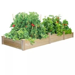 Pine Raised Garden Bed, 2'x4'x10.5" High -Garden Supplies Sales 8588181 01V tif