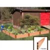 L-Shaped Composite Raised Bed, 12'x12' With 1" Boards -Garden Supplies Sales 8588254 02v sienna composite raised garden bed 1 inch l shaped