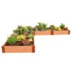 Classic Sienna Raised Garden Bed "L" Shaped With 2" Boards -Garden Supplies Sales 8588255 04v