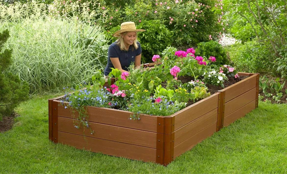 Classic Sienna Raised Bed, 16 1/2" High With 2" Boards 3 Classic Sienna Raised Bed, 16 1/2" High With 2" Boards