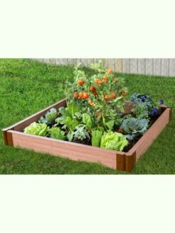 Classic Sienna Composite Raised Bed, 5-1/2" High With 2" Boards 12 Classic Sienna Composite Raised Bed, 5-1/2" High With 2" Boards -Garden Supplies Sales 8588270 02v