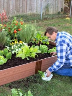 Composite Raised Bed With 1" Boards, 11" -Garden Supplies Sales 8588274 02V tif