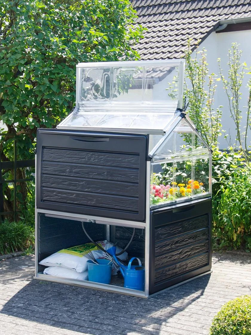 Canopia® By Palram Plant Inn™ Raised Bed Greenhouse, 4' X 4' 3 Canopia® By Palram Plant Inn™ Raised Bed Greenhouse, 4' X 4'