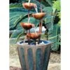 Copper Lotus Cascading Fountain -Garden Supplies Sales 8589843 001v