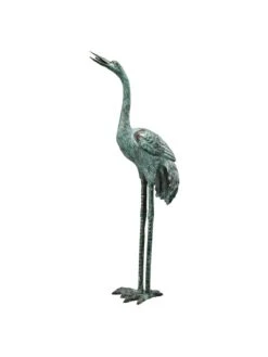 Bronze Crane Statues, Large 7 Bronze Crane Statues, Large -Garden Supplies Sales 8589919 001v