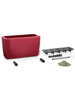 Lechuza® Cararo Rectangular Indoor Planter With Casters -Garden Supplies Sales 8590295 04v