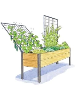 Space-Maker Pivoting Trellis, 8' 9 Space-Maker Pivoting Trellis, 8' -Garden Supplies Sales 8590367 SMTrellis 8ft tif
