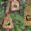 Roosting Pockets, Set Of 3 -Garden Supplies Sales 8590896 001V roosting pockets rustic birdhouses for wrens finches jpg