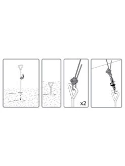 Canopia® By Palram Anchoring Kit For The Palram - Canopia Greenhouses -Garden Supplies Sales 8591357 08v