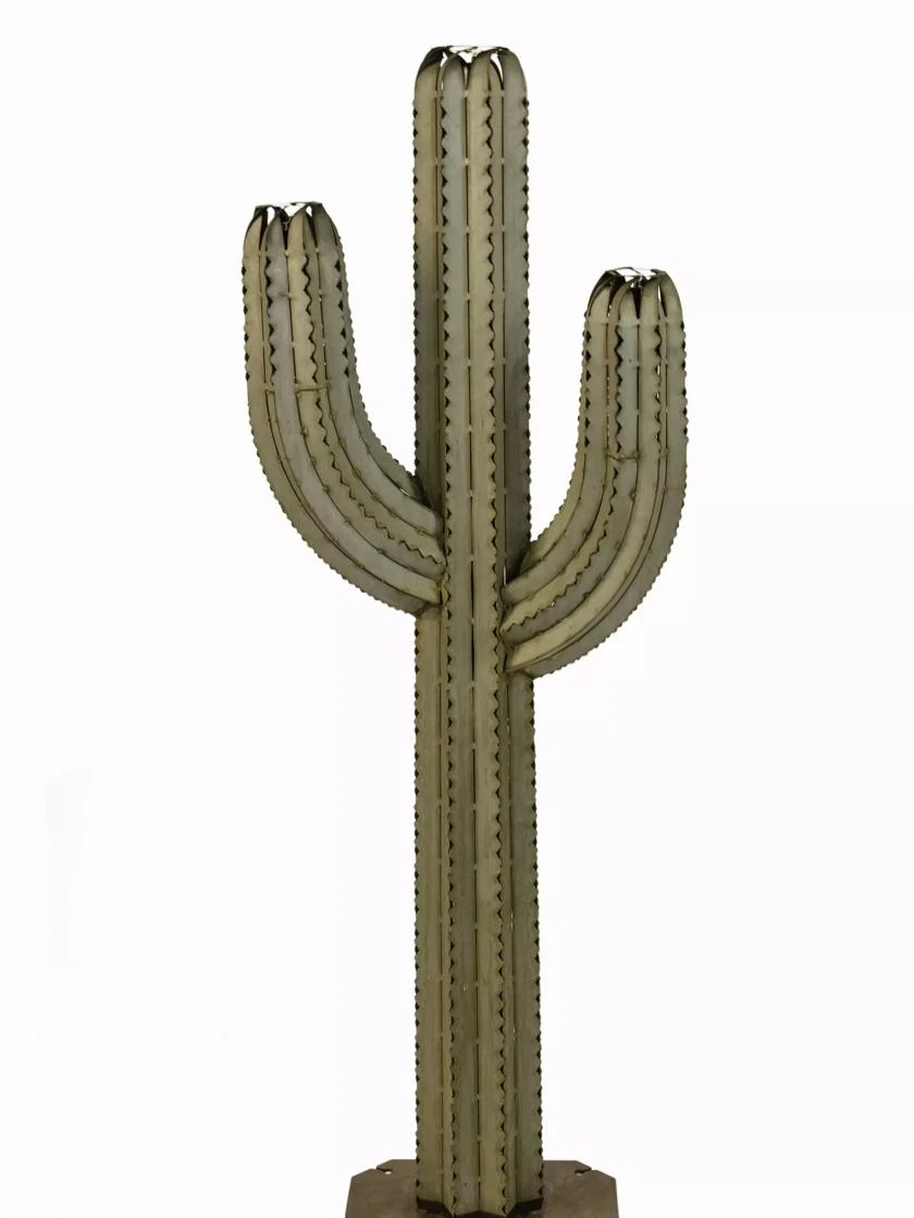 Desert Steel Saguaro Cactus Torches 4 Desert Steel Saguaro Cactus Torches - Image 2