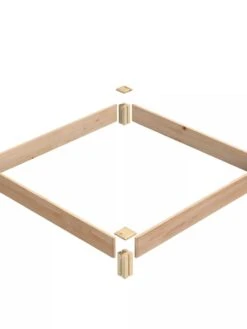 Cedar Raised Garden Bed, 4' X 4' X 6" -Garden Supplies Sales 8591724 03V tif