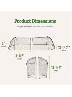 3-in-1 Chicken Wire Cloche -Garden Supplies Sales 8592117 dimensions
