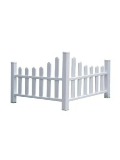 Country Corner Vinyl Picket Fence -Garden Supplies Sales 8593637 02v