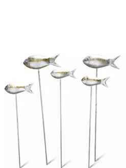 Fish Out Of Water Garden Stakes, Set Of 5 -Garden Supplies Sales 8593672 0067 tif