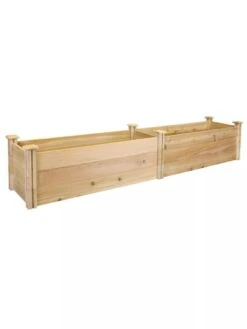Premium Cedar Raised Garden Bed, 16" X 96" -Garden Supplies Sales 8593824 01V greenes premium cedar raised garden bed