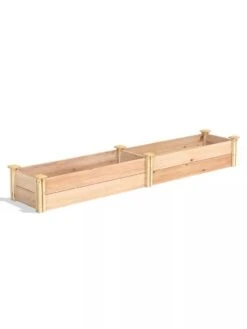 Premium Cedar Raised Garden Bed, 16" X 96" -Garden Supplies Sales 8593873 03V