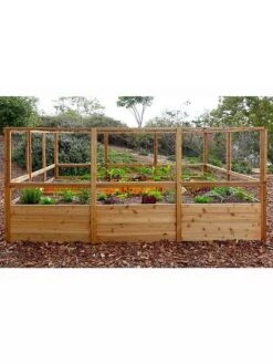 Garden In A Box With Deer Fence, 8' X 12' -Garden Supplies Sales 8594021 06V 3 4