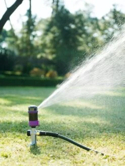 4-Pattern Cylinder Sprinkler With Spike -Garden Supplies Sales 8594317 6333 tif