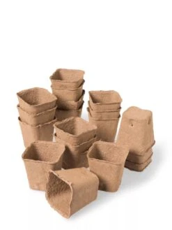 3-1/2” Square Biodegradable Pots, Set Of 18 7 3-1/2” Square Biodegradable Pots, Set Of 18 -Garden Supplies Sales 8595967 9476 tif