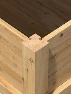 Elevated Cedar Garden Bed, 2' X 4' X 31" -Garden Supplies Sales 8596147 08V tif