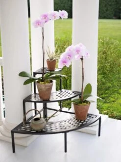Quarter-Round Lattice Plant Stand -Garden Supplies Sales 8596372 6777 tif