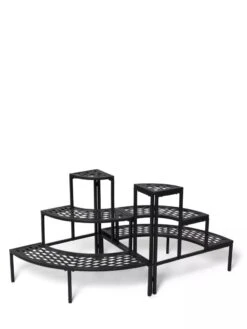 Quarter-Round Lattice Plant Stand -Garden Supplies Sales 8596372 6792 tif