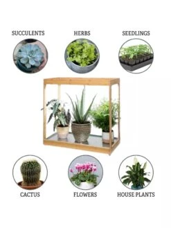 Medium Bamboo LED Grow Light Garden -Garden Supplies Sales 8597883 3