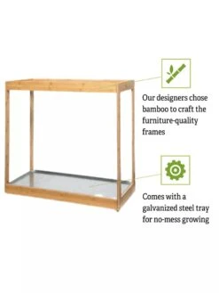 Medium Bamboo LED Grow Light Garden -Garden Supplies Sales 8597883 5