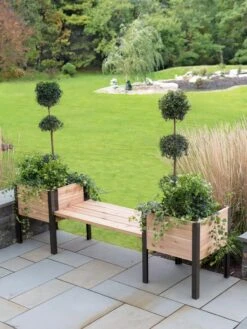 Elevated Cedar Planter Bench Kit, Natural, 90" 11 Elevated Cedar Planter Bench Kit, Natural, 90" -Garden Supplies Sales 8597992 9601 tif