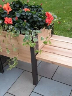Elevated Cedar Planter Bench Kit, Natural, 90" 10 Elevated Cedar Planter Bench Kit, Natural, 90" -Garden Supplies Sales 8597992 9645 tif