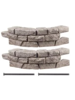 Rock Lock Interlocking Garden System, Curved Sets 16 Rock Lock Interlocking Garden System, Curved Sets -Garden Supplies Sales 8598737 01V 3 4