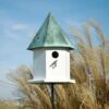 Heartwood Copper Songbird Deluxe Bird House -Garden Supplies Sales 8598849WHVC 01V tif