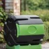 Hot Frog Rolling Compost Tumbler Bin, 37 Gallon -Garden Supplies Sales 8598961 01V hot frog rolling compost bin 37 gallon