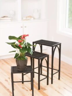 Gothic Arch Nesting Plant Stands, Set Of 3 -Garden Supplies Sales 8599023 14578 tif