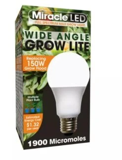 Miracle LED Corded 4-Socket Grow Light Kit With Bulbs, Full Spectrum And Red -Garden Supplies Sales 8599032 02V tif