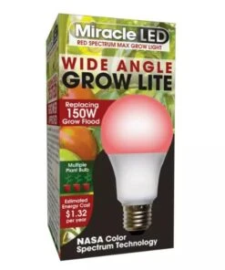 Miracle LED Corded 4-Socket Grow Light Kit With Bulbs, Full Spectrum And Red -Garden Supplies Sales 8599032 03V tif