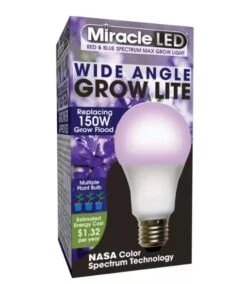 Miracle LED Corded 4-Socket Grow Light Kit With Bulbs, Full Spectrum And Red -Garden Supplies Sales 8599032 05V tif